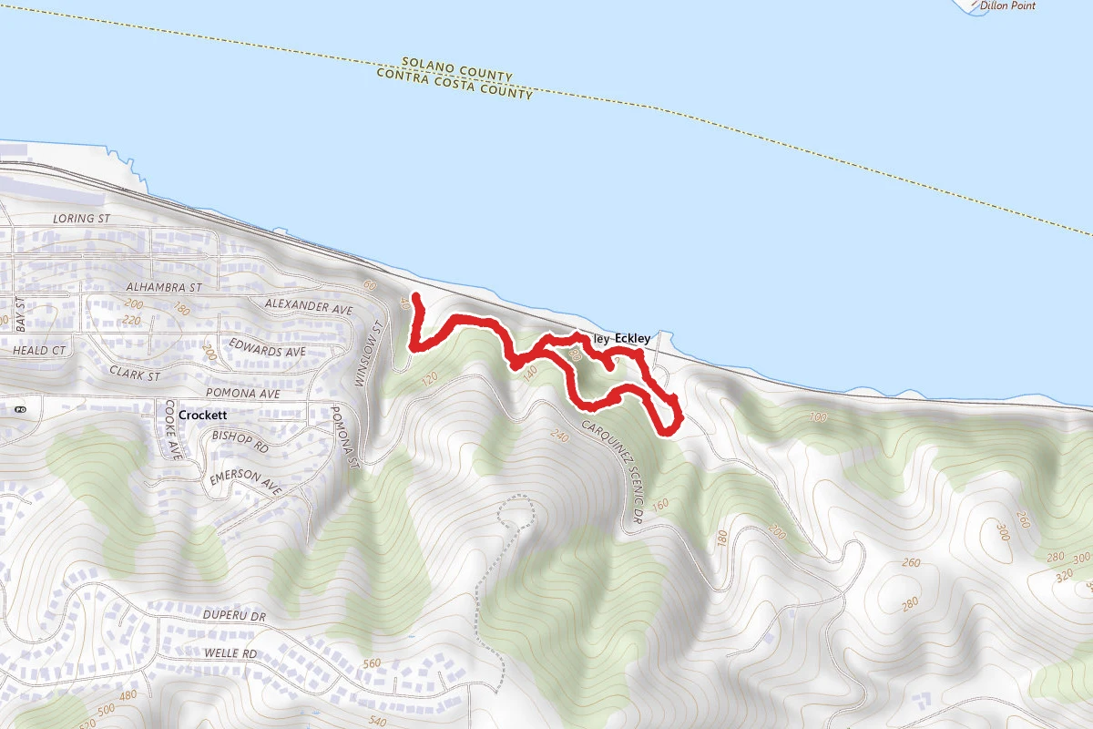 Carquinez Strait Bull Valley Loop