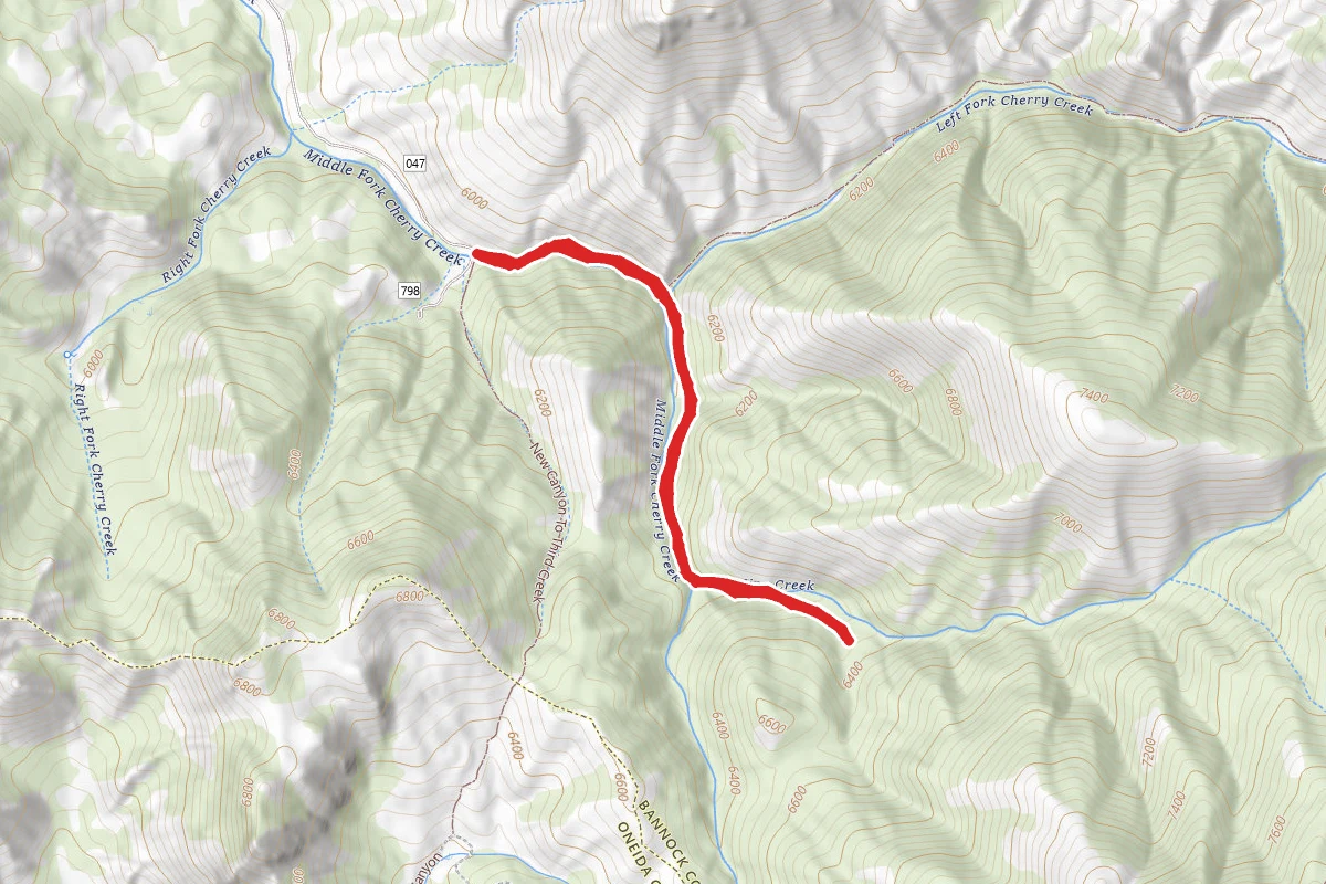 Mine Fork of Cherry Creek