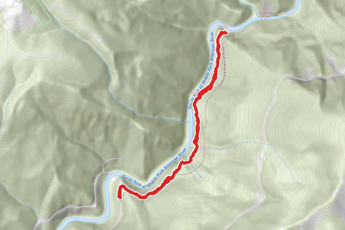 North Fork of Middle Fork Trail