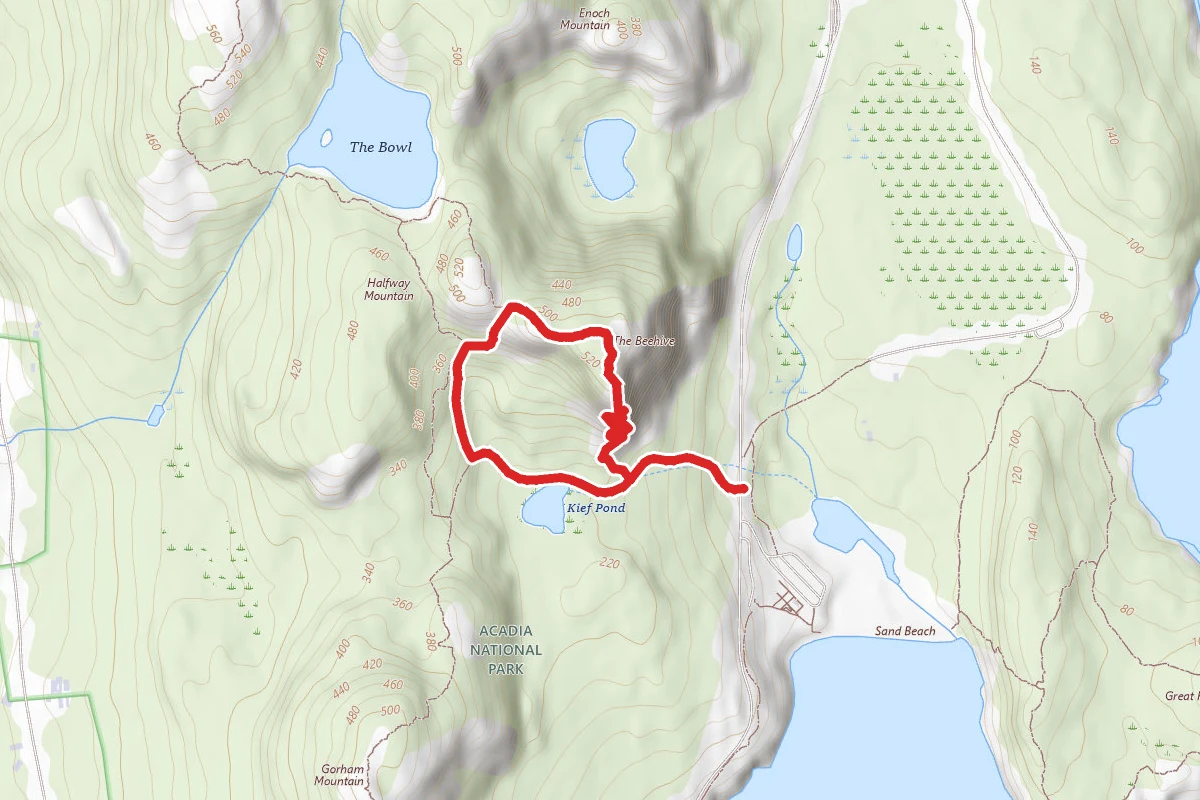 The Beehive via Bowl Trail