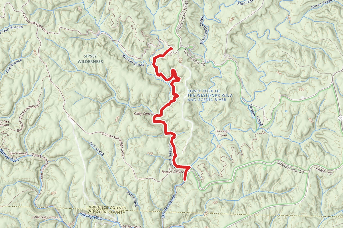 Braziel Creek Trail