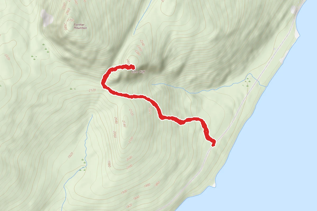 Echo Cliff via Panther Mountain Trail