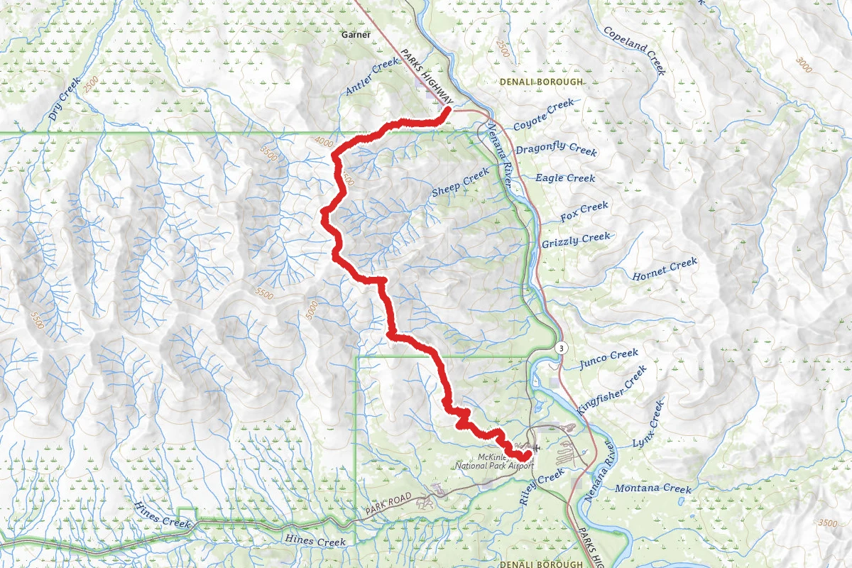 Bison Gulch to Denali Visitors Center