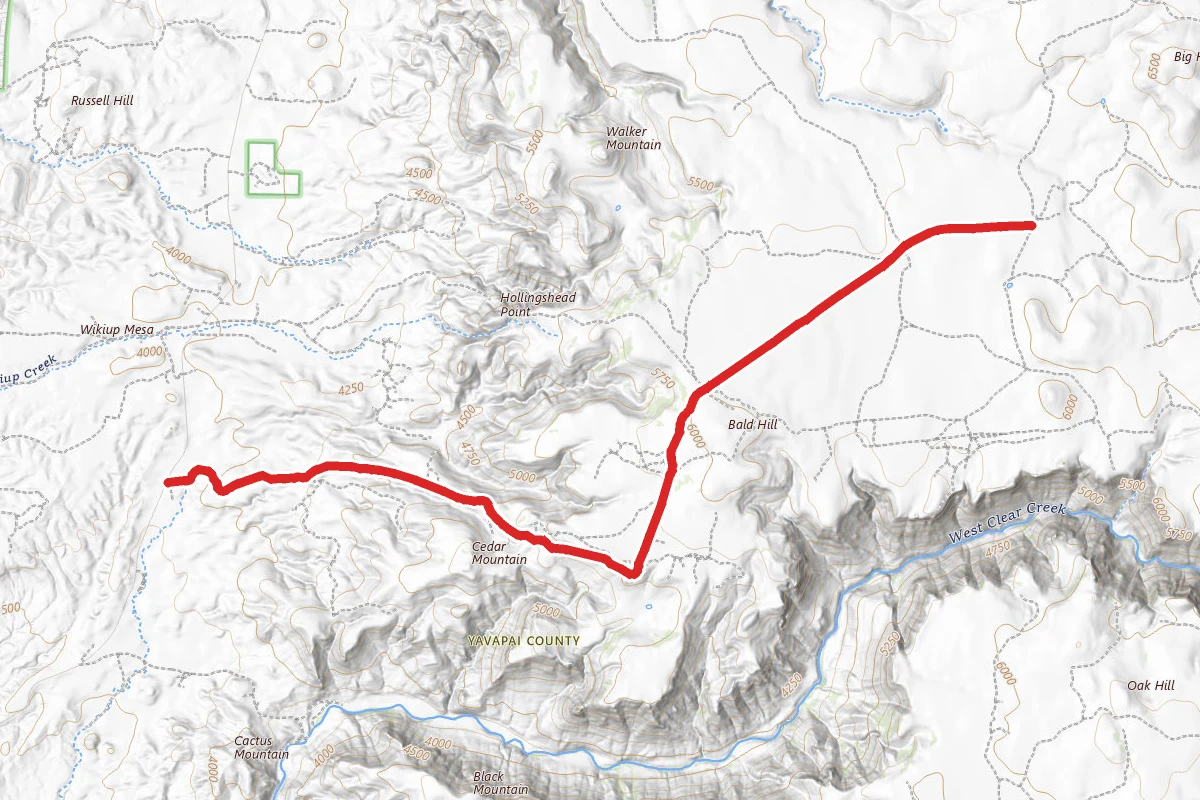 Cedar Flat OHV Road