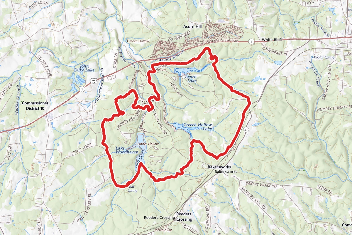Montgomery Bell Trail