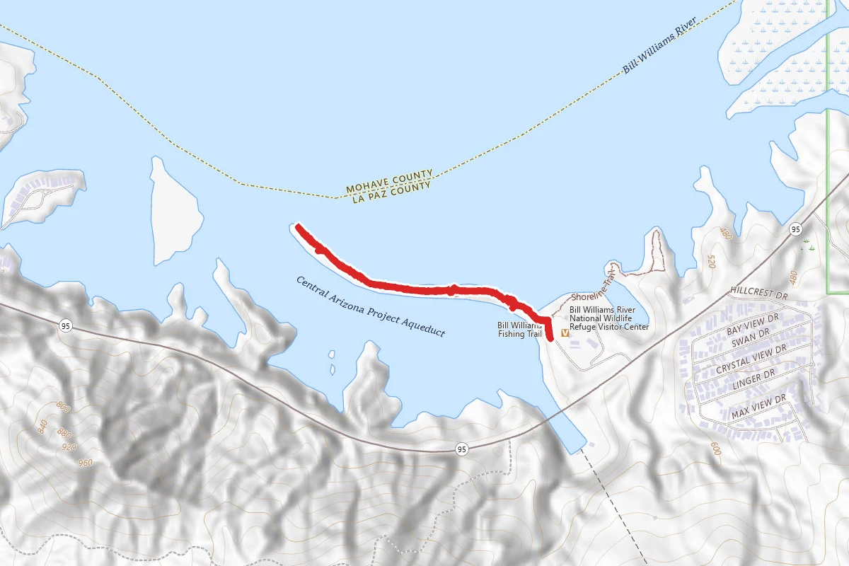 Bill Williams Peninsula Trail