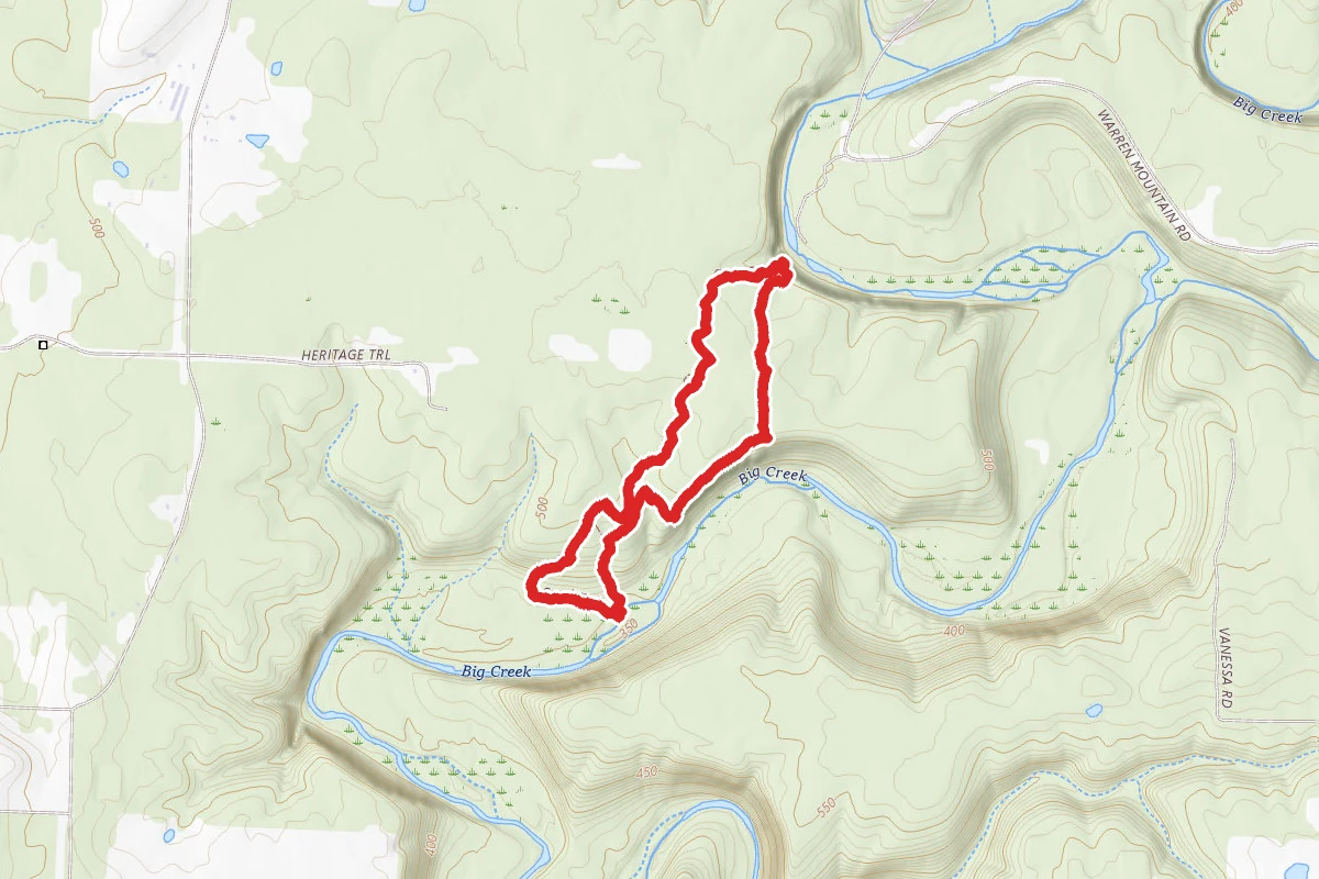 Big Creek Natural Area Extended Loop