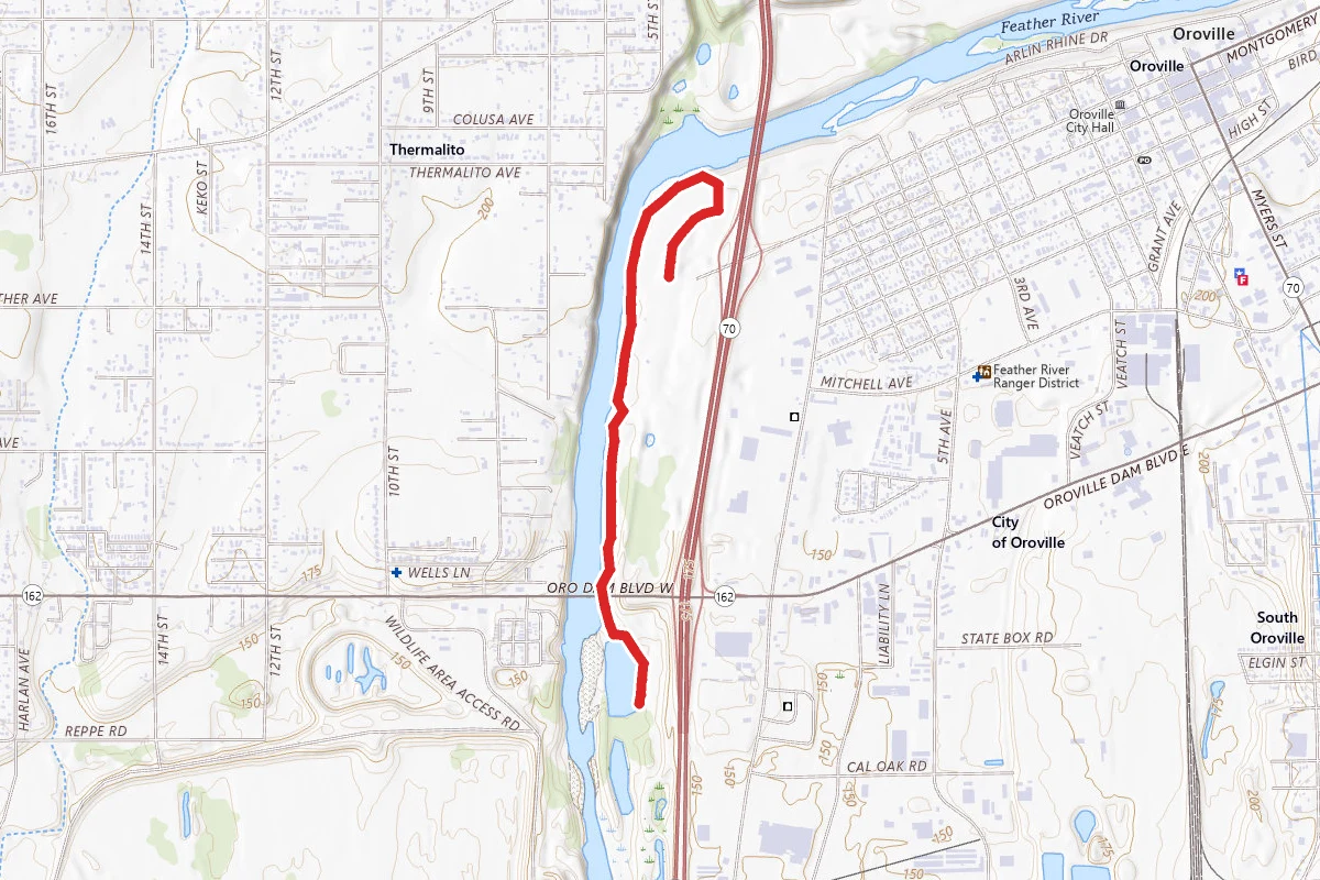 Feather River Trail - Lower Section