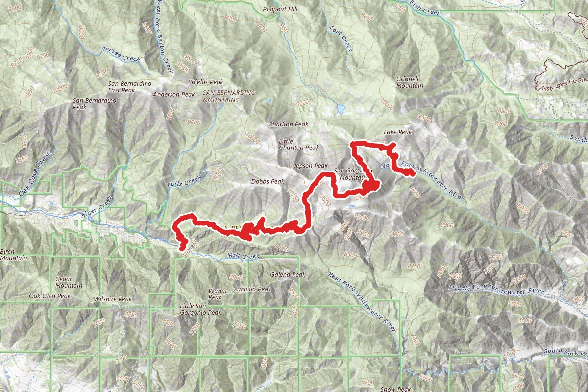 North Fork Meadows Trail
