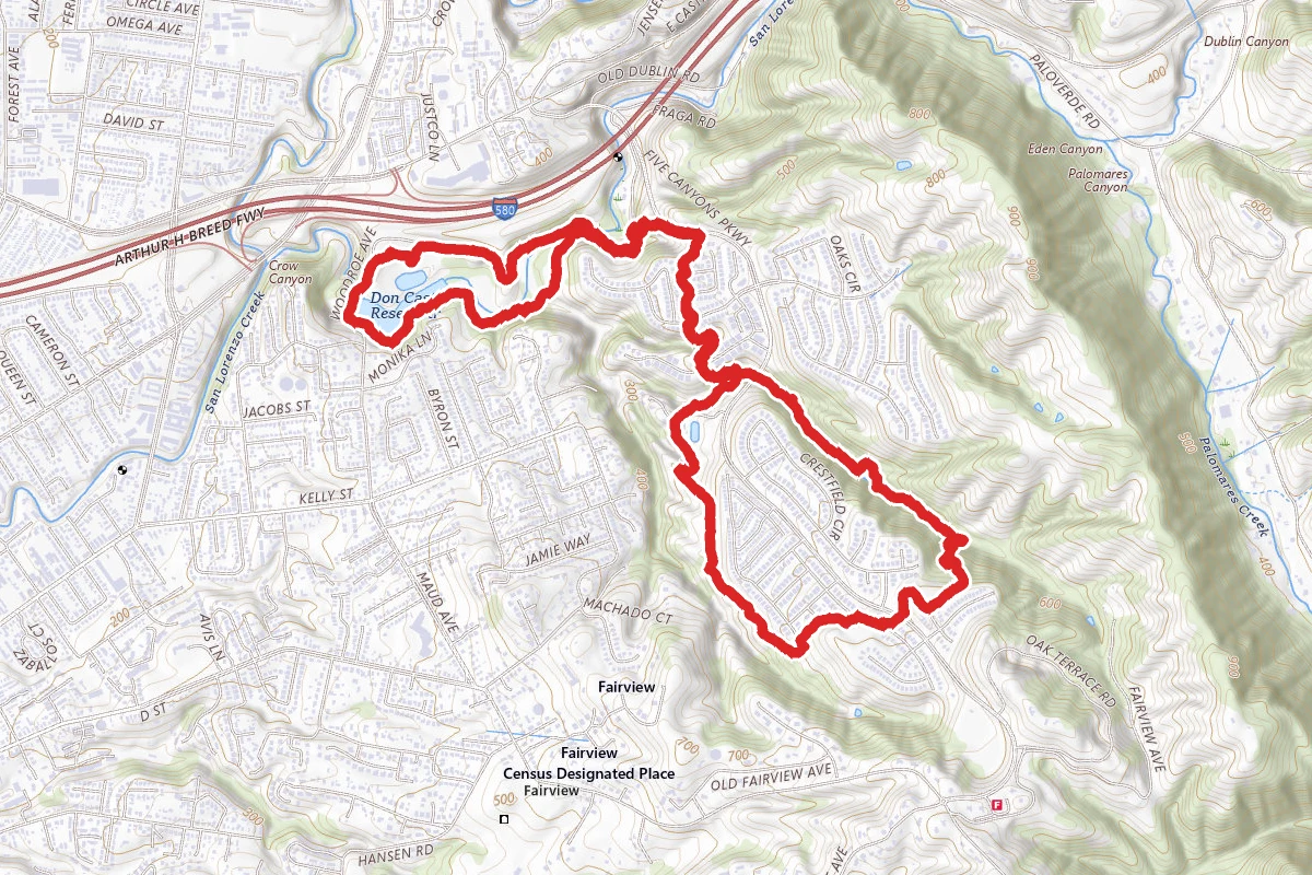 Don Castro Lake, Newt Pond Trail, and Deer Canyon Loop