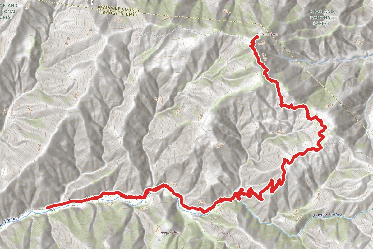 Trabuco Peak Trail