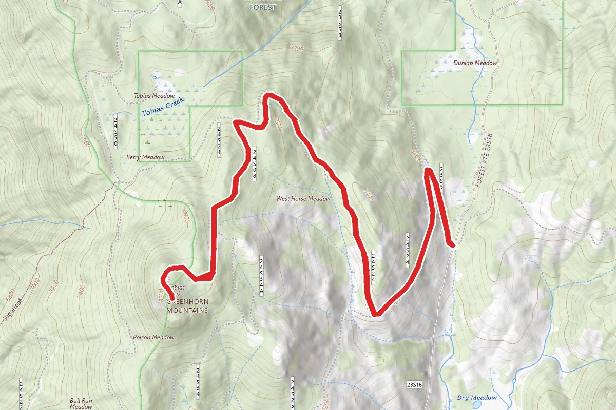 Tobias Peak Trail