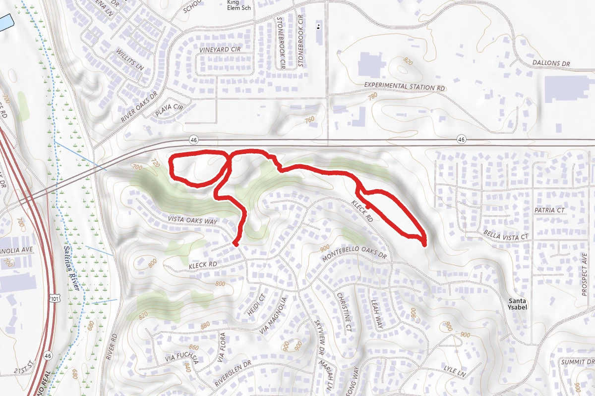 Montebello Oaks Open Space Trail