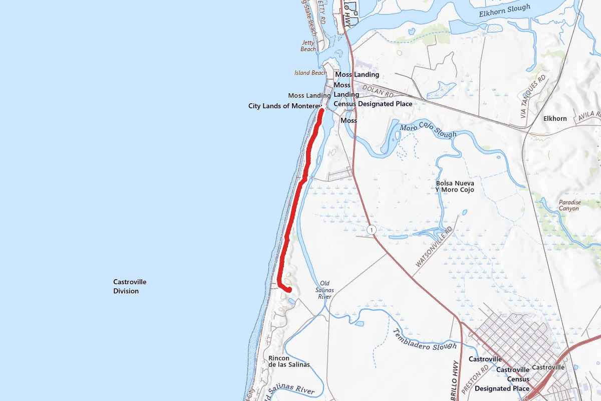 Moss Landing to Salinas River