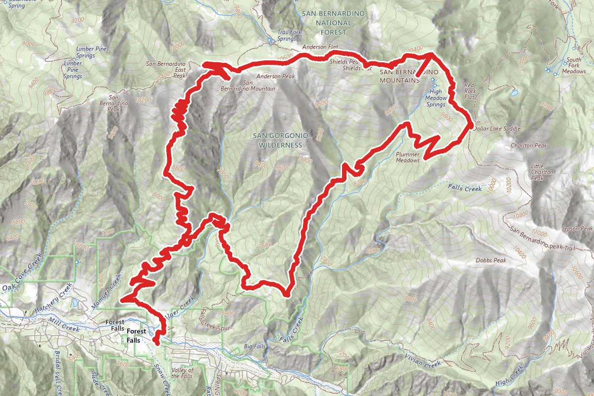Momyer Creek and Falls Creek Loop