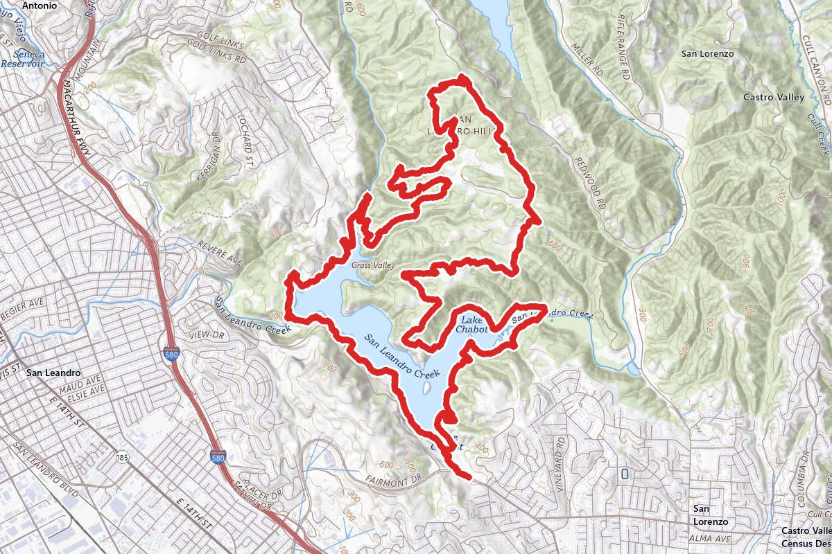 Honker Bay, Redtail, Bass Cove and West Shore Trail