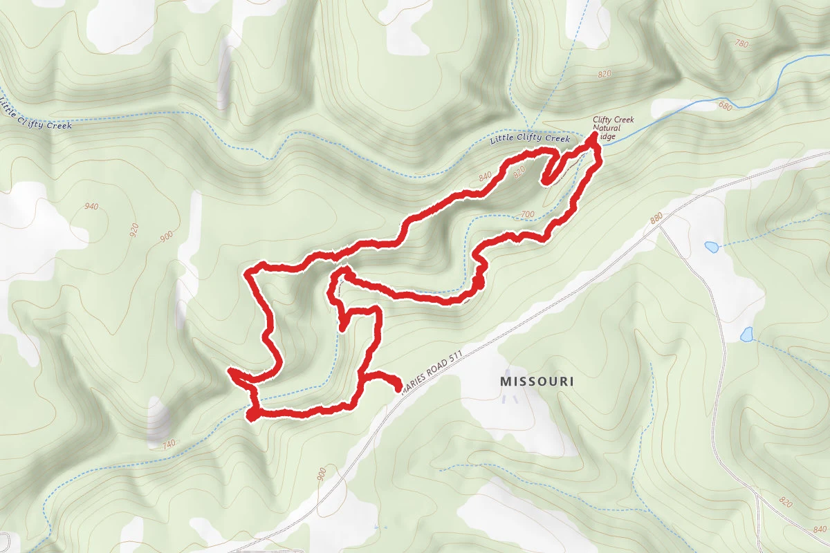 Clifty Creek Natural Area Trail