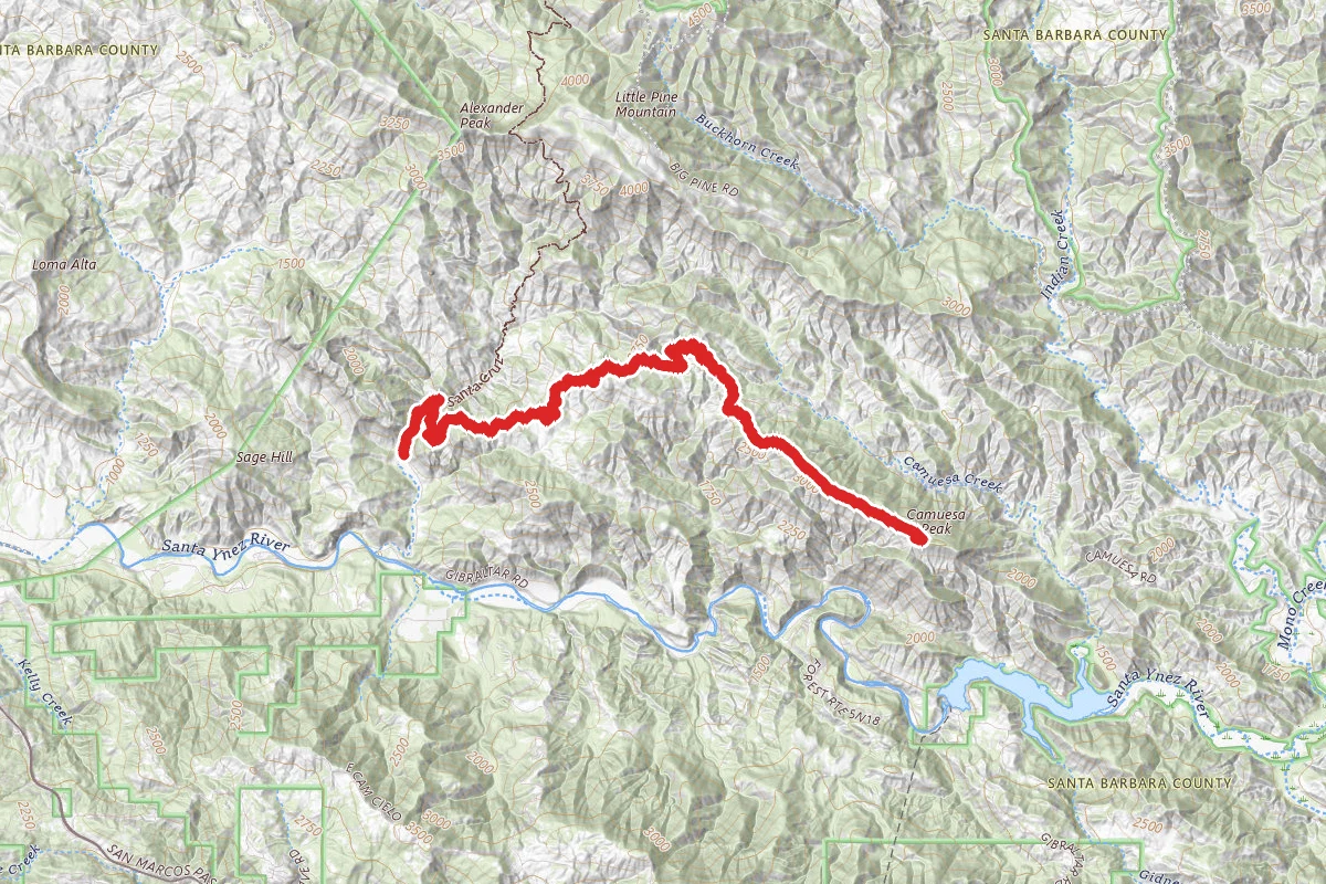 Camuesa Peak Trail
