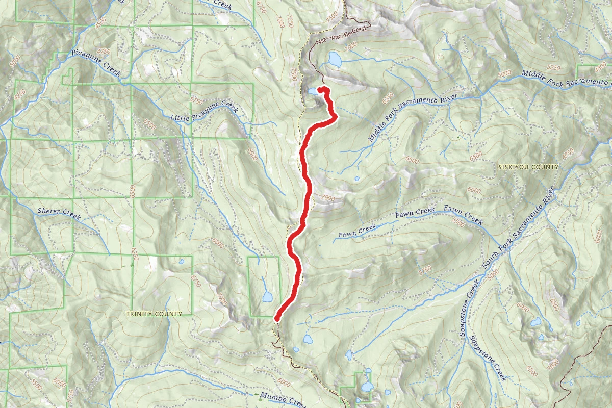 Porcupine Lake via PCT