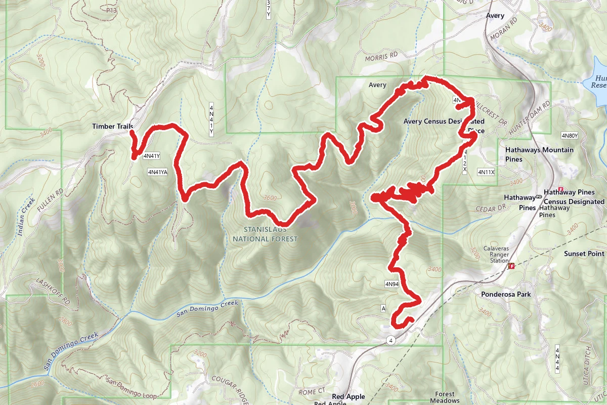 Arnold Rim Trail - San Domingo Section