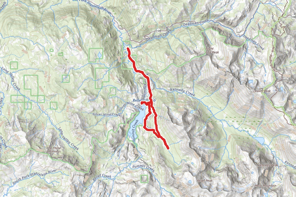 Kennedy Meadows to Relief Reservoir Loop Trail