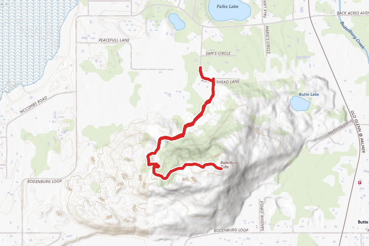 W Butte Trail