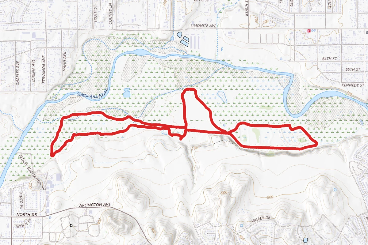 Mustang, Tomahawk and Buckskin Trail