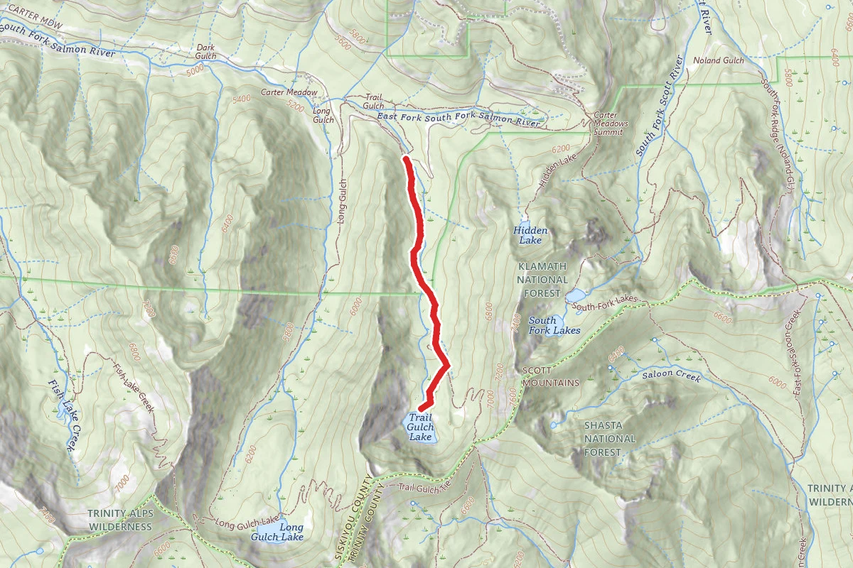 Long Gulch Lake Trail