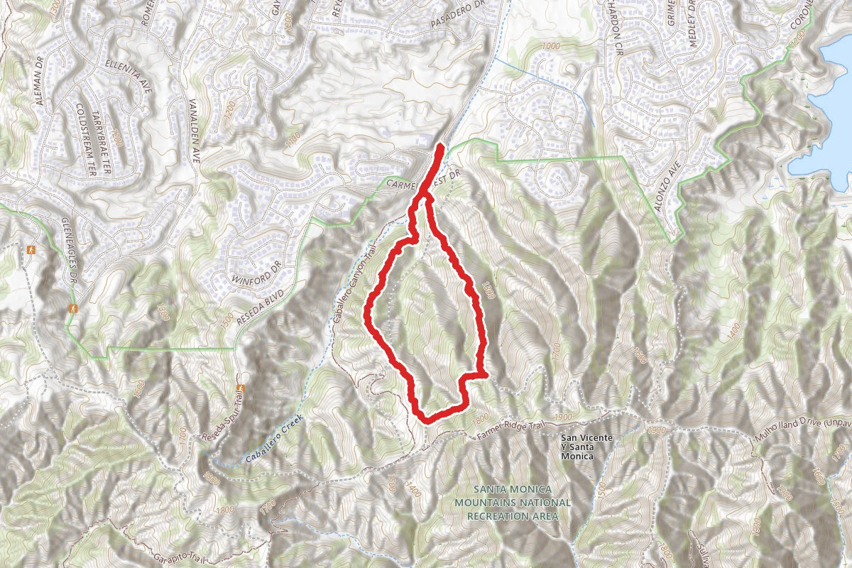 Caballero Canyon Inner Ridges Loop