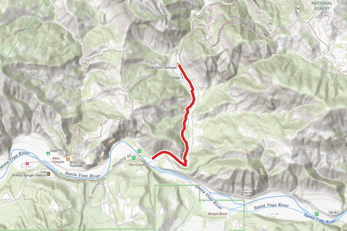 Lower Oso to Upper Oso Trail