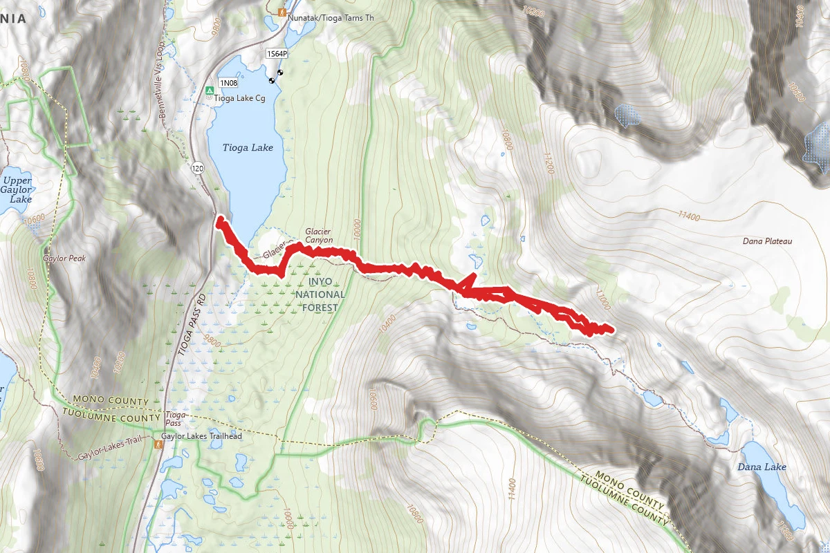 Glacier Canyon Trail