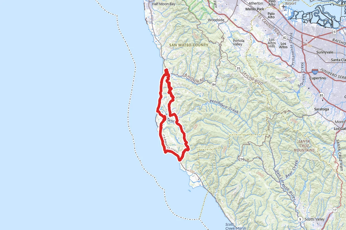 Pescadero and San Gregorio Cycling Loop