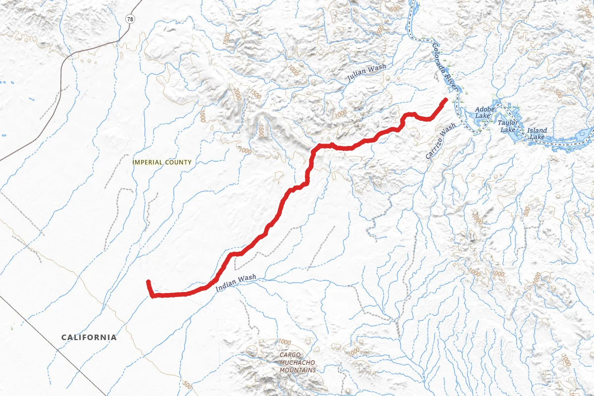 Indian Pass Road OHV Trail