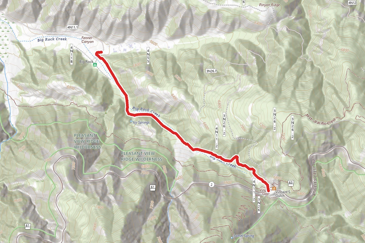 Big Rock Creek Road