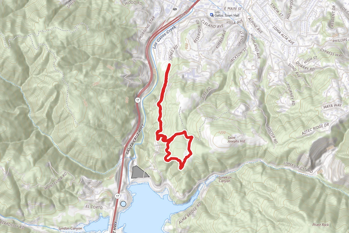 Jones, Novitiate, Range and Manzanita Trail