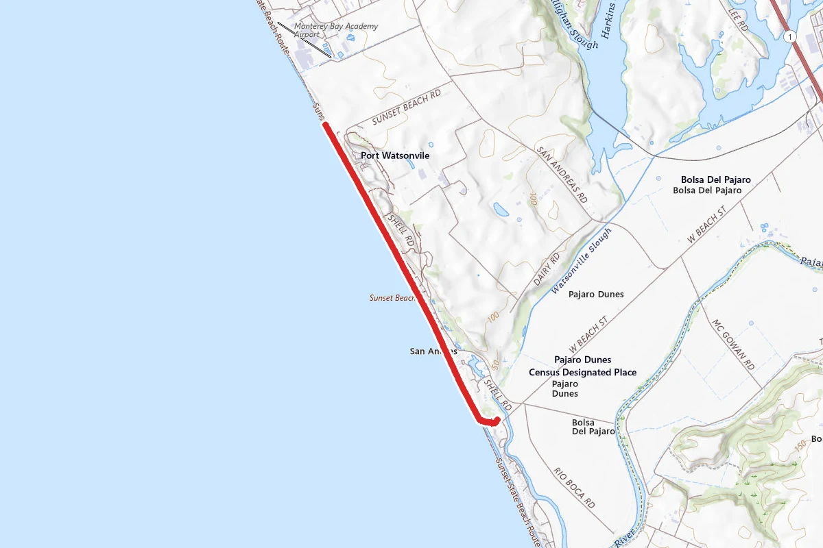 Pajaro Dunes to Sunset State Beach