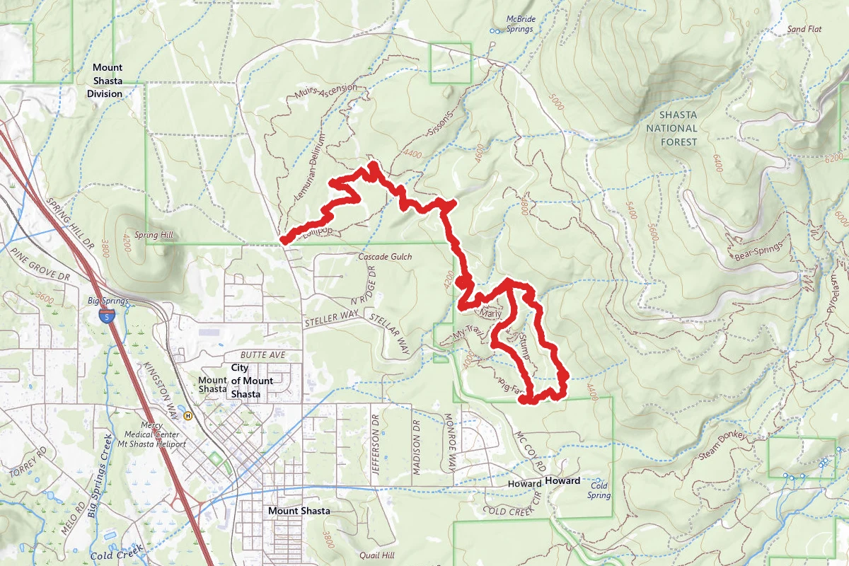 Gateway Trail and Tunnel Trail Loop