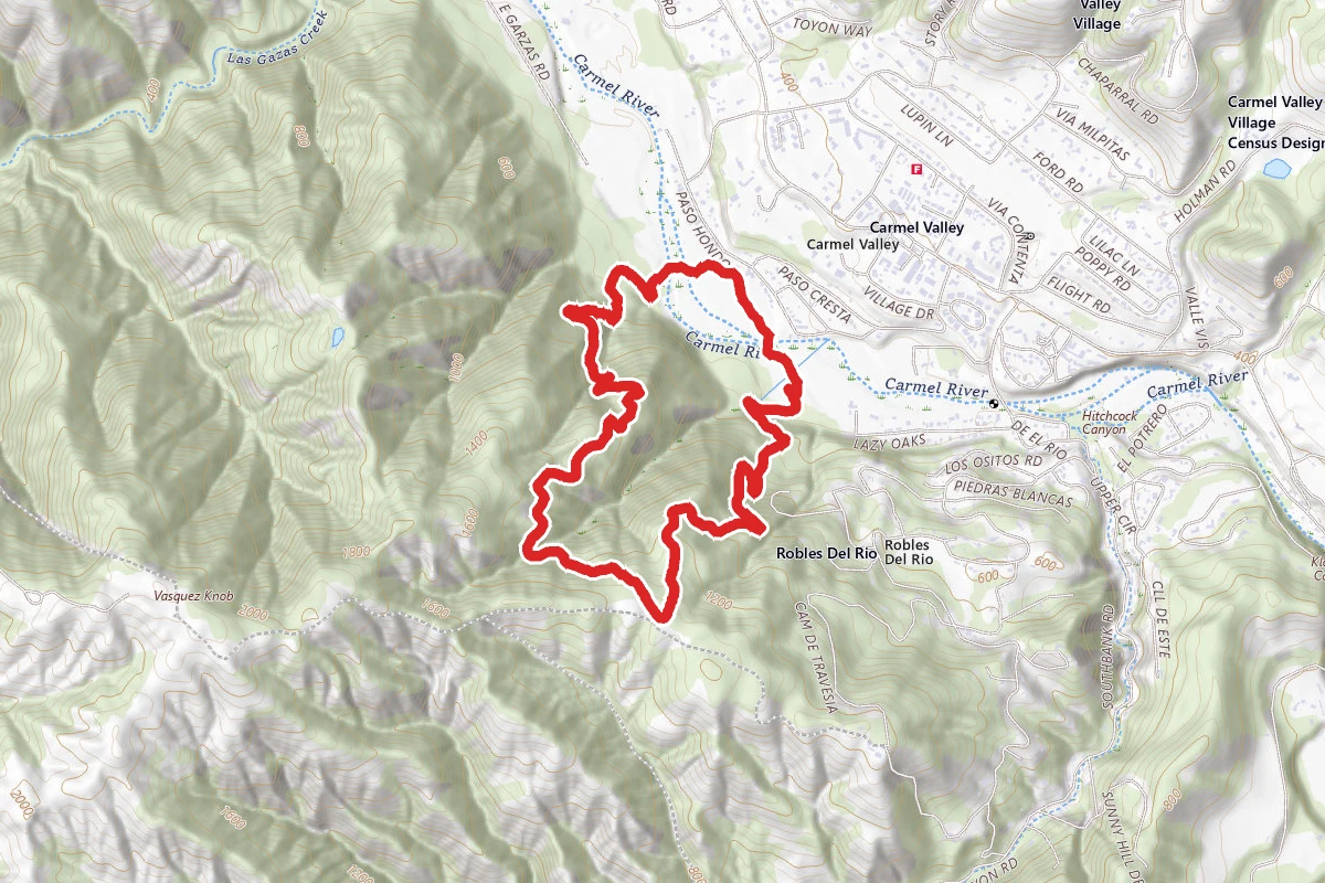 Saddle, Gabilan, Spring and Laureles Loop