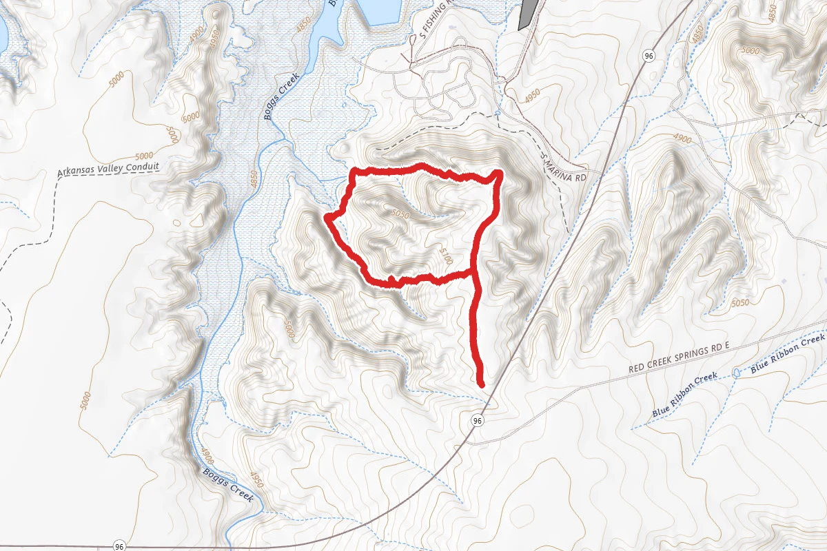 Arkansas Point Trail, Rattlesnake Trail, Skull Canyon, and Watertower Trail Loop