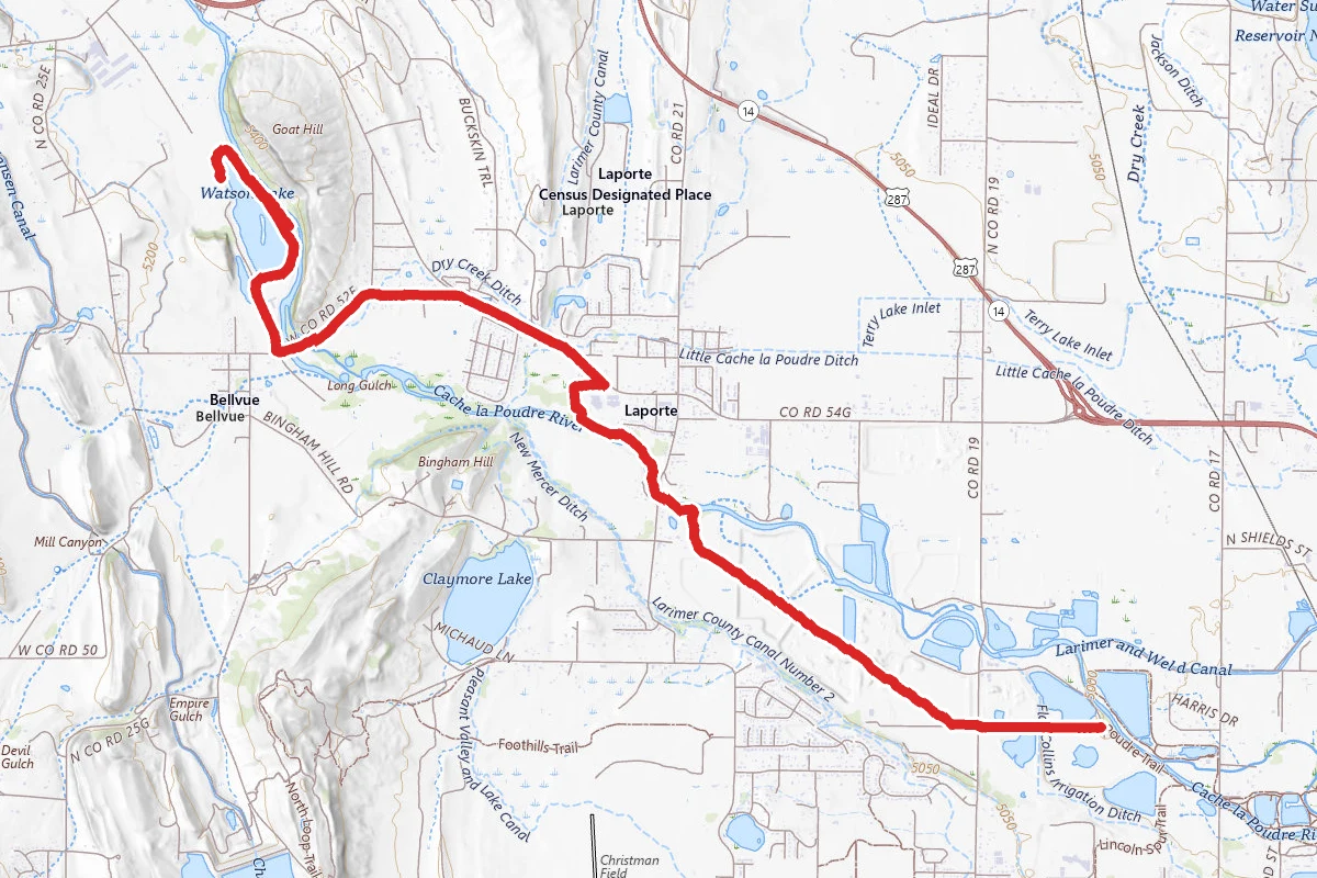 Watson Lake to North Shields Ponds