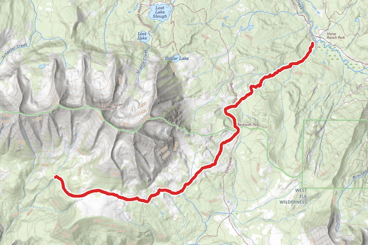 Beckwith Bench Trail