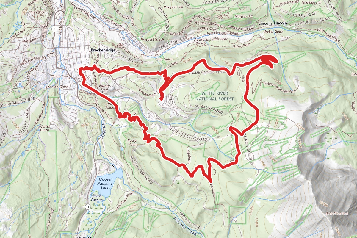 True Romance and Baker's Tank Loop Trails