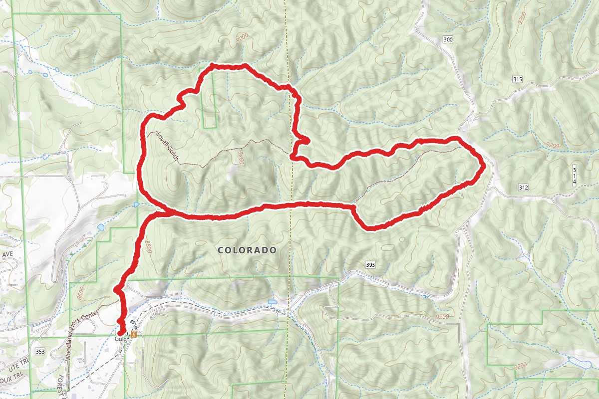 Lovell Gulch to White Gulch Loop
