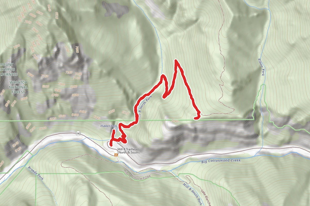 Lower Mill B North Fork Trail