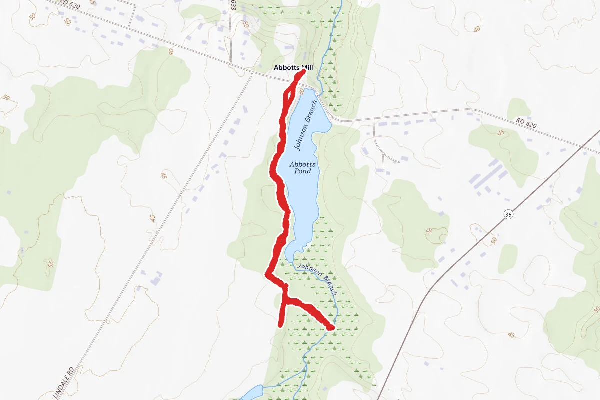Abbott’s Pond and Johnson Branch