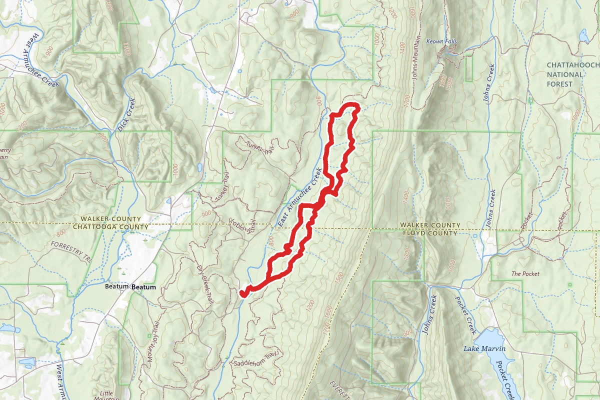 Wheat Trail along Dry Creek