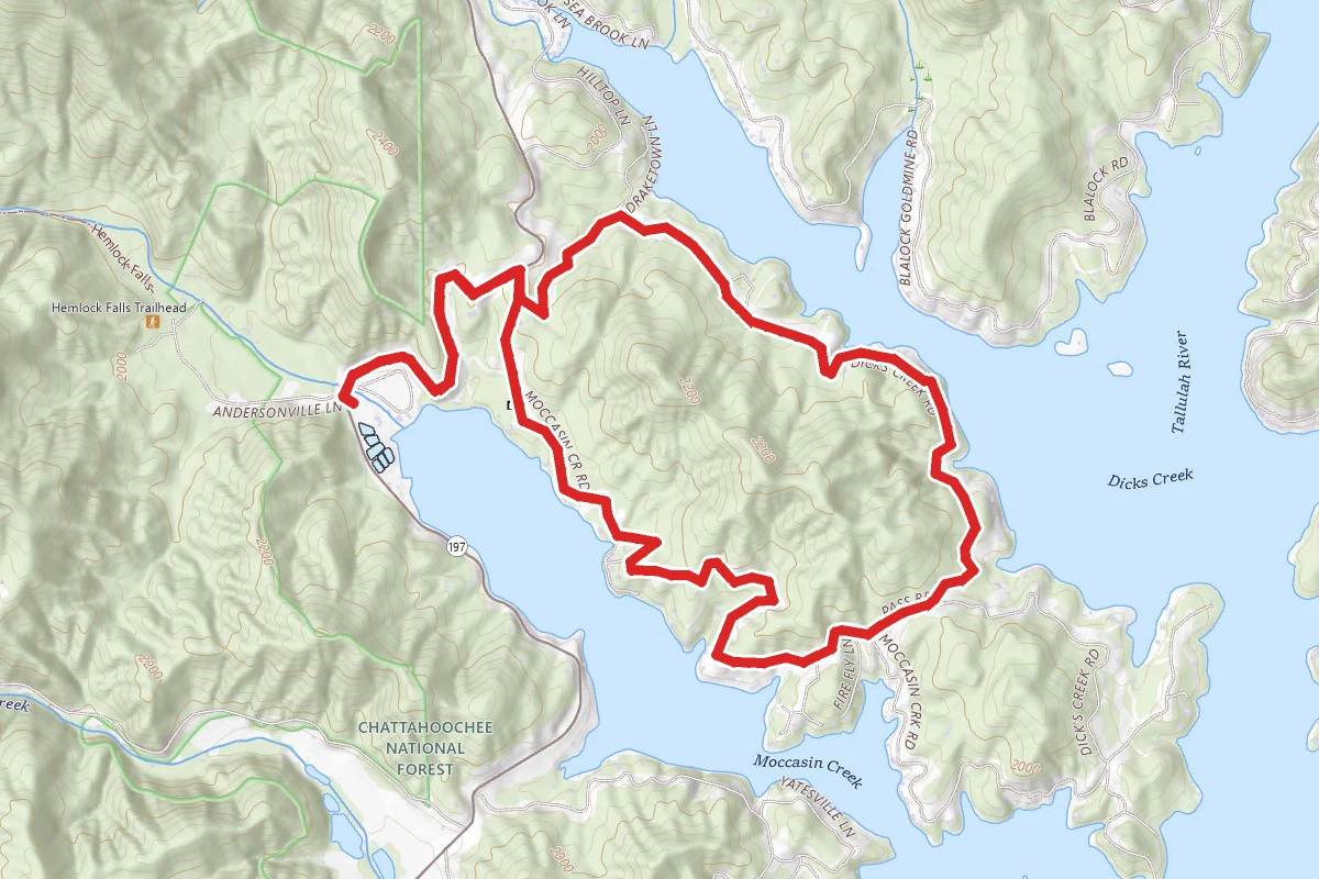 Lake Burton Cycling Loop