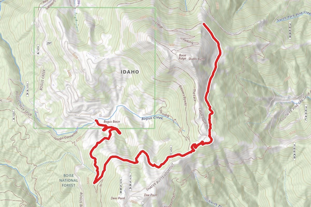 Elk Meadows Trail via Deer Point Trail