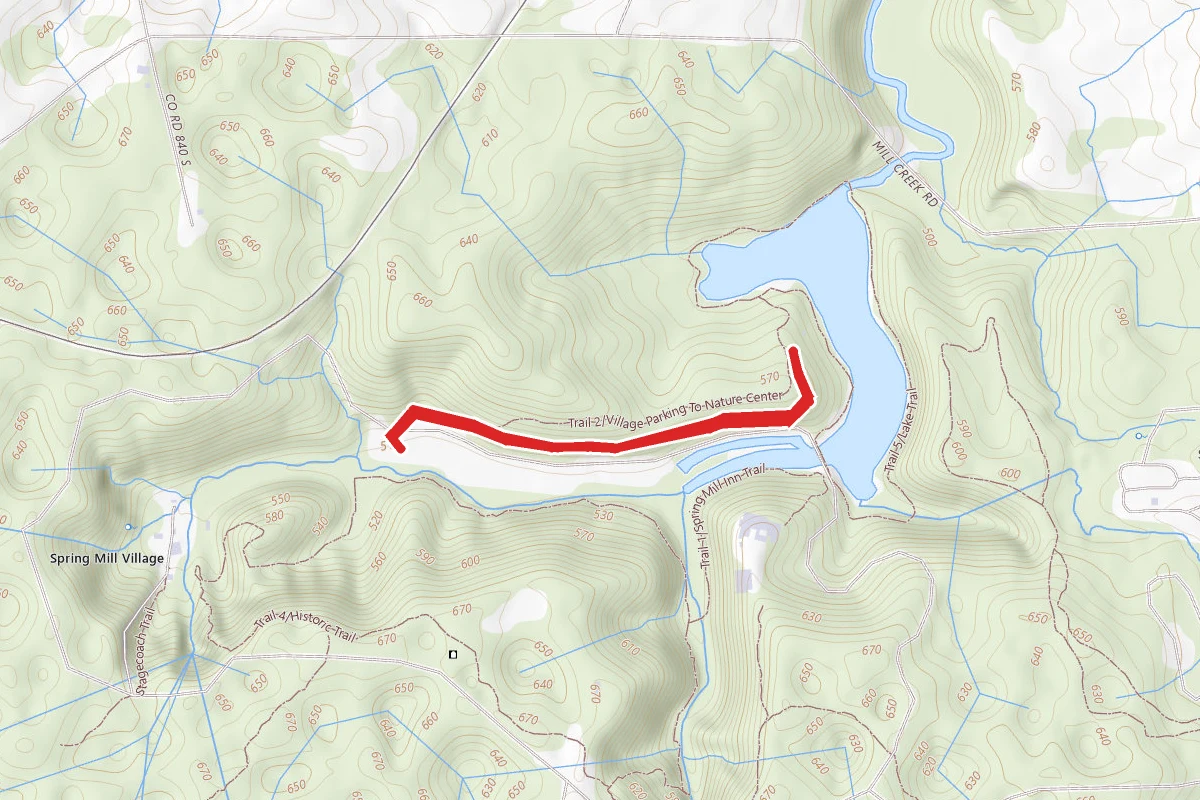 Trail 2 at Spring Mill