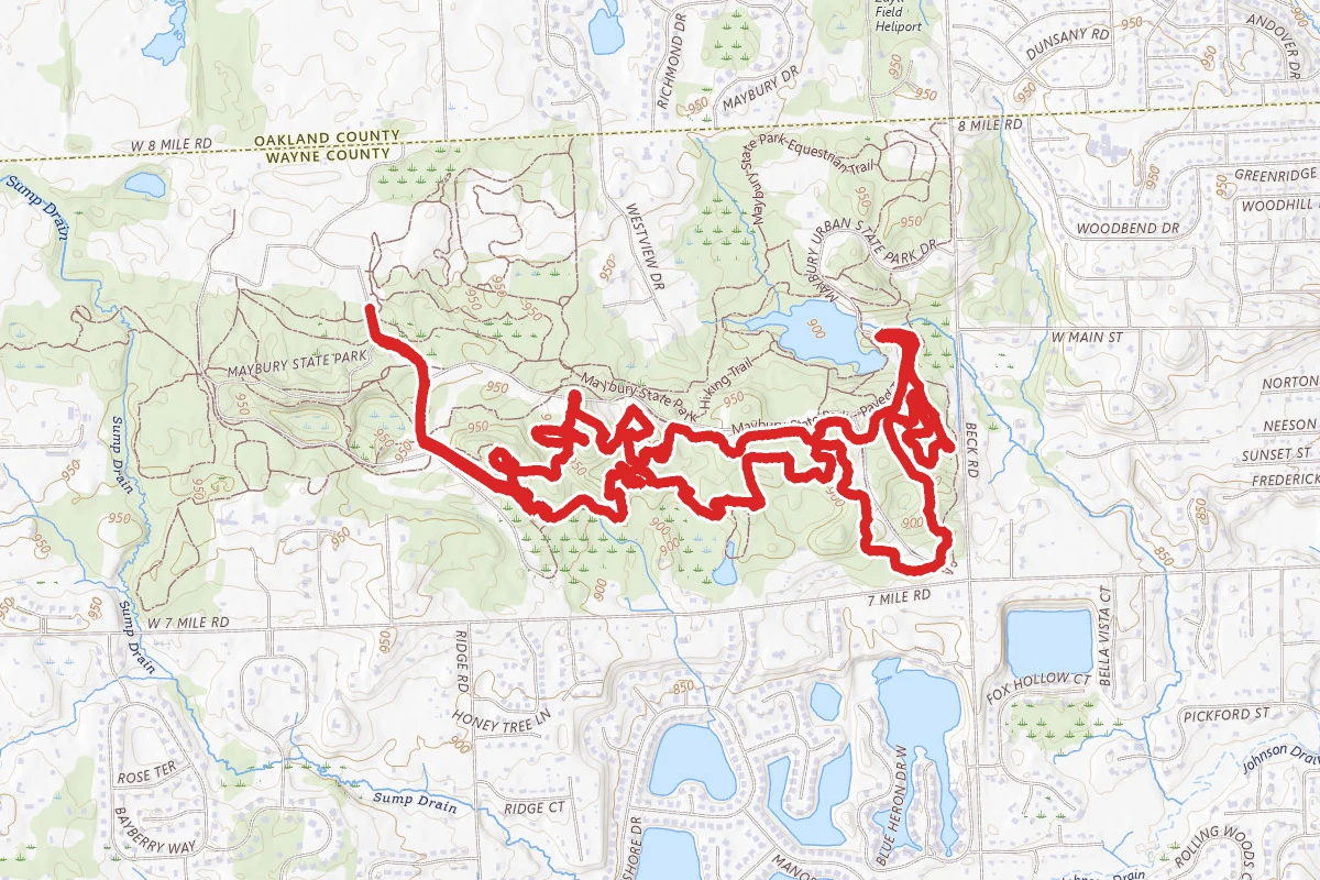 Maybury Singletrack Trail